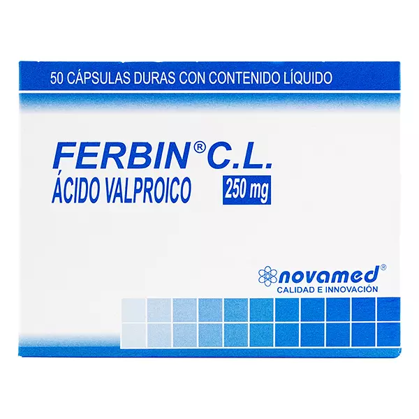 Ferbin (Acido Valproico) Cj X 50 Cap Novamed