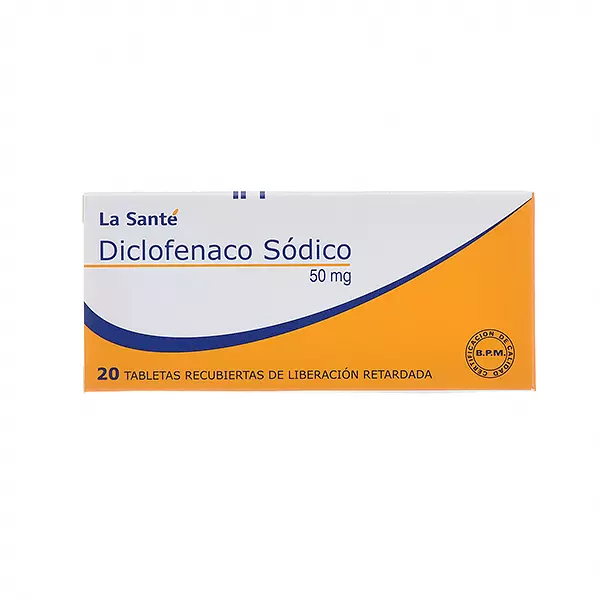 Diclofenaco 50 Mg Cj X 20 Tab La Sante