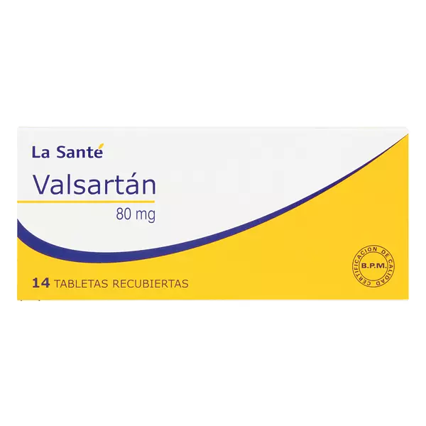 Valsartan 80Mg Cj X 14 Tab La Sante