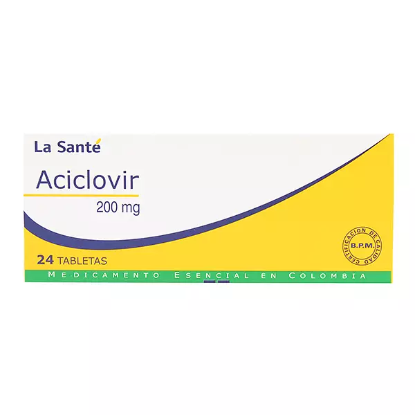 Aciclovir 200 Mg Cj X 24 Tab La Sante