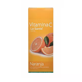 Vitamina C 500Mg Naranja Cj X 100 Tab La Sante