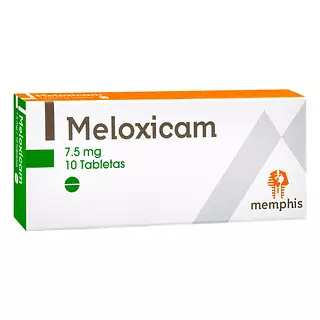 Meloxicam 7,5 Mg Cj X 10 Tab Memphis