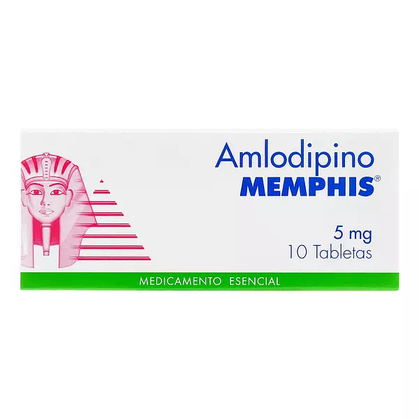 Amlodipino 5 Mg Cj X 10 Tab Memphis