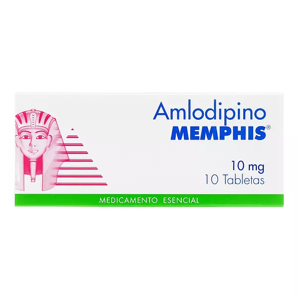 Amlodipino 10 Mg Cj X 10 Tab Memphis