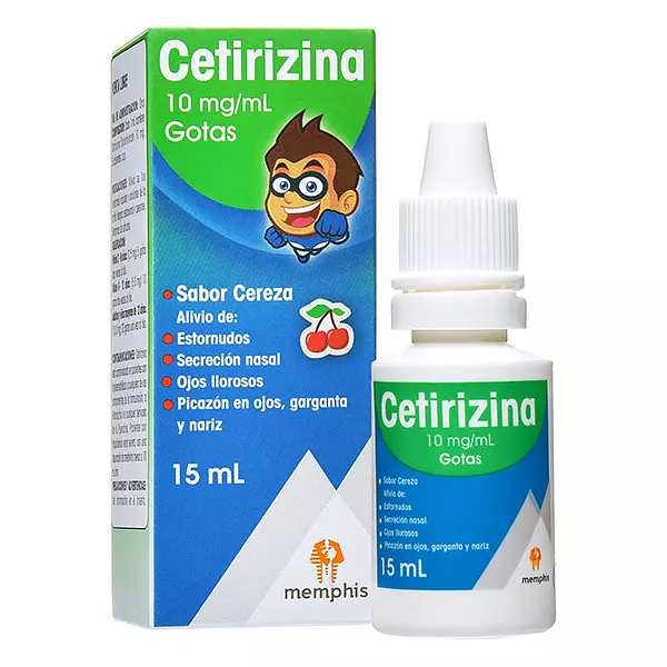 Cetirizina 1% Gotas Fco X 15 Ml Memphis