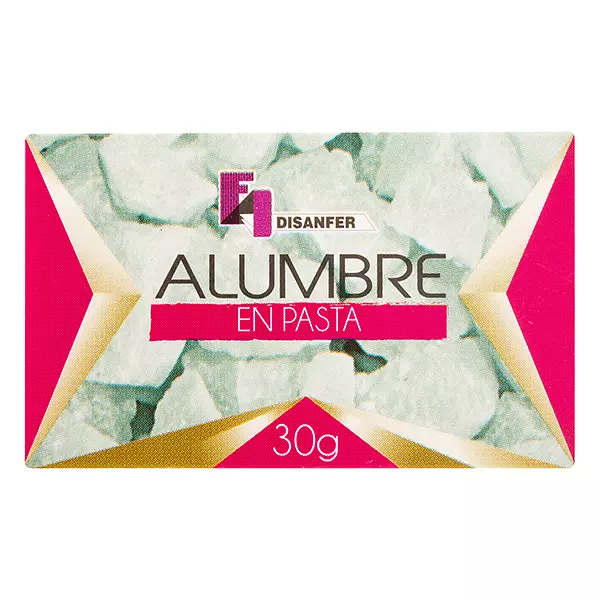 Alumbre Natural Cj X 30 Gr Disan