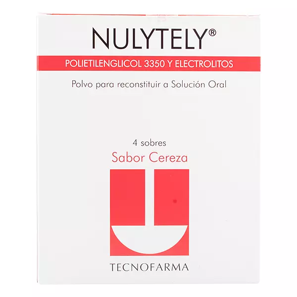 Nulytely ( Polietilenglicol 3350) X 4 Sobre Tecnofarma