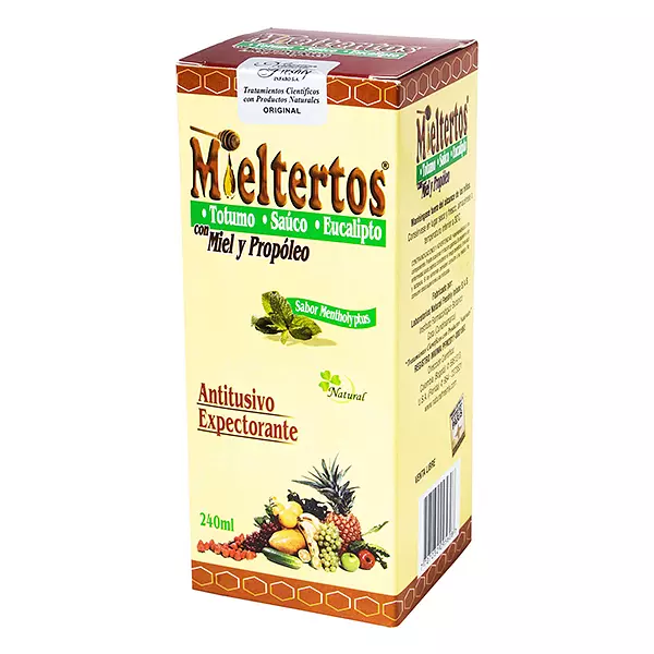 Mieltertos Jarabe Nf Fco X 240 Ml Natural Fresh