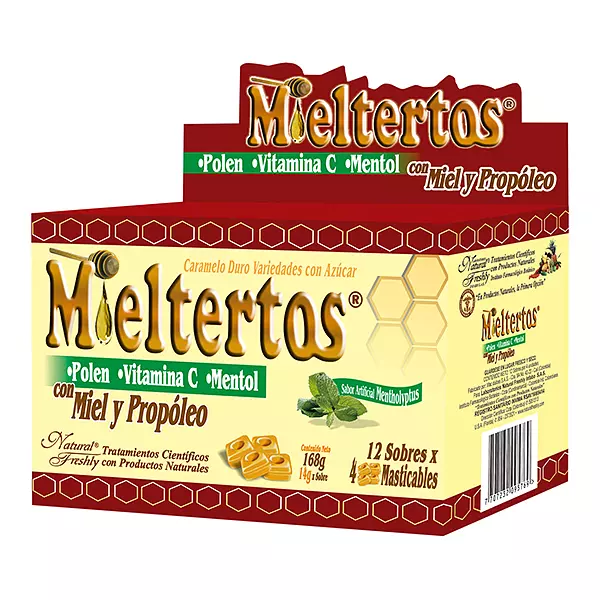 Mieltertos Pastillas Masticables Cj X 12 Sbs