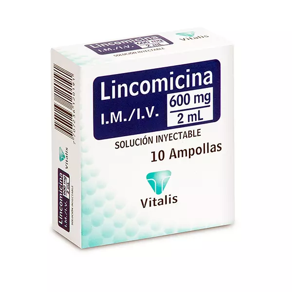 Lincomicina 600Mg Cj X 10 Ampollas Vitalis