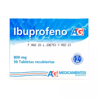 Ibuprofeno 800 Mg Cj X 50 Tab Ag