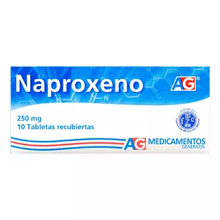 Naproxeno 250 Mg Cj X 10 Tab Ag