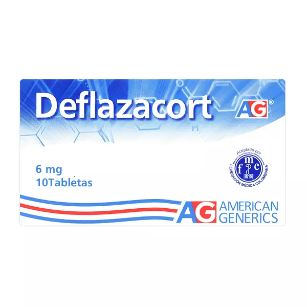 Deflazacort 6 Mg Cj X 10 Tab Ag