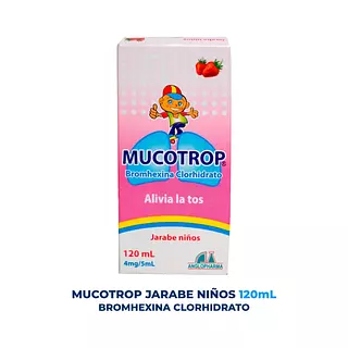 Mucotrop (Bromhexina) Adultos Fco X 120 Ml Anglopharma