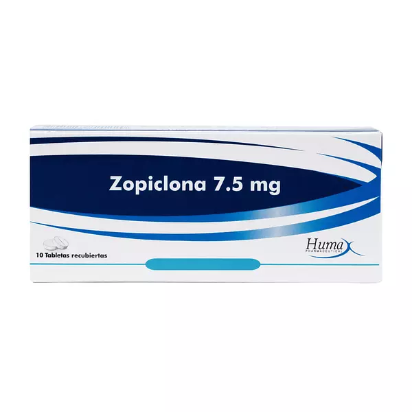 Zopiclona 7,5 Mg Cj X 10 Tab Humax