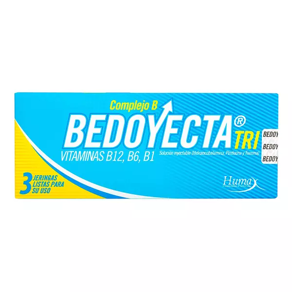 Bedoyecta Tri (Complejo B ) Cj X 3 Ampollas Humax