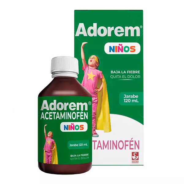 Adorem Jarabe 7+ Acetaminofen 150 Mg Fco X 120 Ml