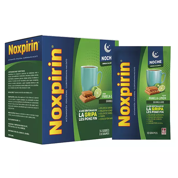 Noxpirin Bebida Noche Adulto Panela-Limon Cj X 24Sbs