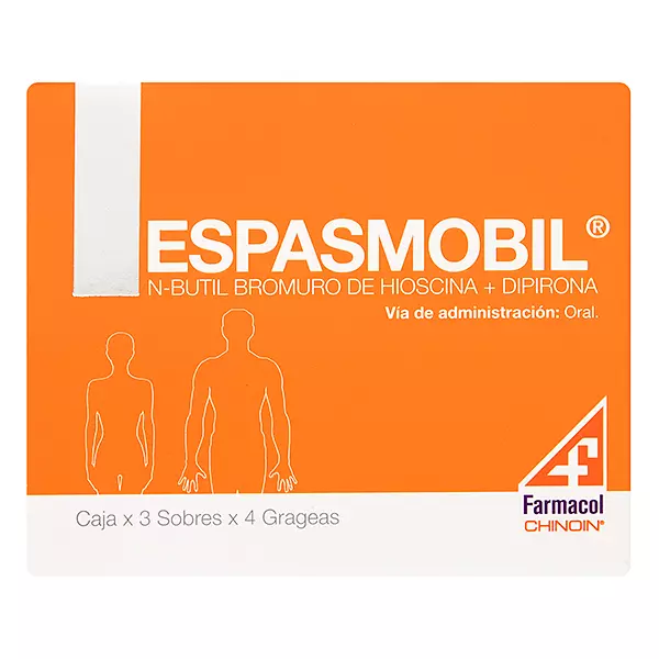 Espasmobil (Dipirona+Hioscina) Cj X 12 Tab