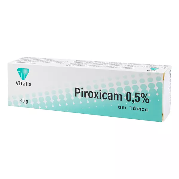 Piroxicam Gel 0,5% Tbo X 40 Gr Vitalis