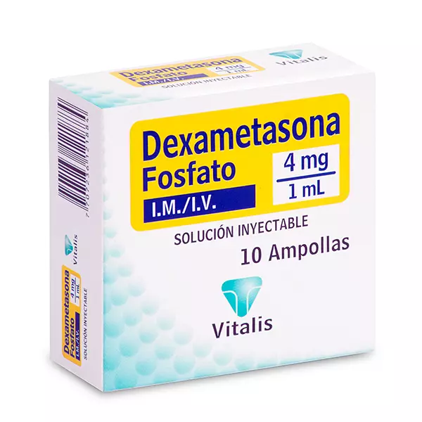 Dexametasona 4Mg/1Ml Cj X 10 Ampollas Vitalis