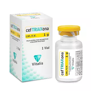 Ceftriaxona 1 Gr Fco X 1 Ampolla