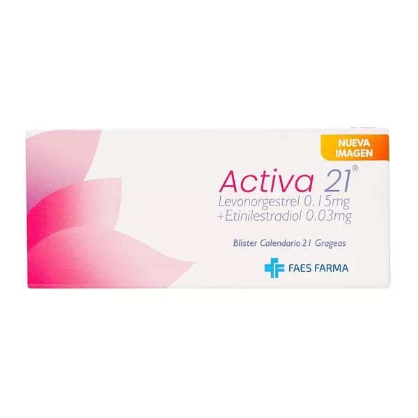 Activa 21 Grageas (Levonogestrel+ Etinilestradiol) Cj X 21 Grageas