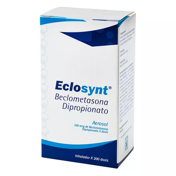 Eclosynt 250 Mcg (Beclometasona) Cj X Inhalador 200 Dosis Faes Farma