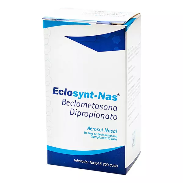 Eclosynt-Nasal 50 Mcg (Beclometasona) Cj X Inhalador 200 Dosis Faes Farma