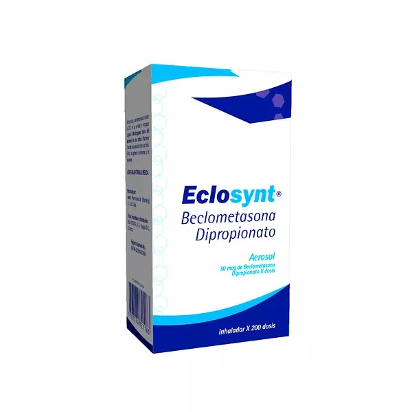 Eclosynt 50 Mcg (Beclometasona) Cj X Inhalador 200 Dosis Faes Farma