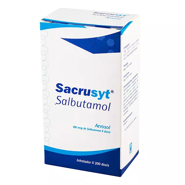 Sacrusyt (Salbutamol) Cj X Inhalador 200 Dosis Faes Farma