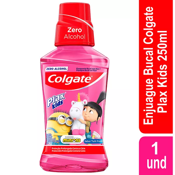 Enjuague Plax Kids Minions Fco X 250 Ml Colgate