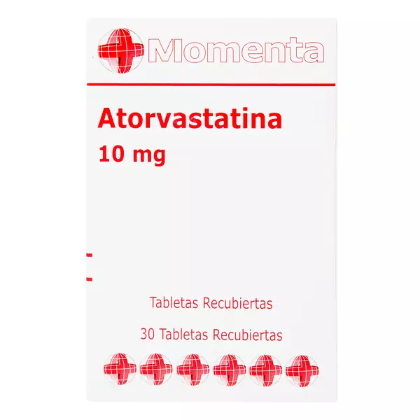 Atorvastatina 10Mg Cj X 30 Tab Momenta