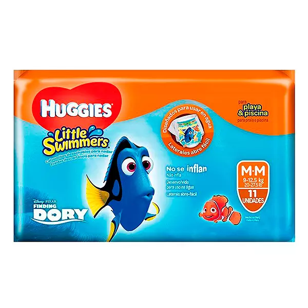 Pañal Baño Huggie Little Swimers M Paq X 11