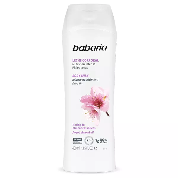 Crema Body Milk Almendras Dulces Fco X 400Ml Babaria