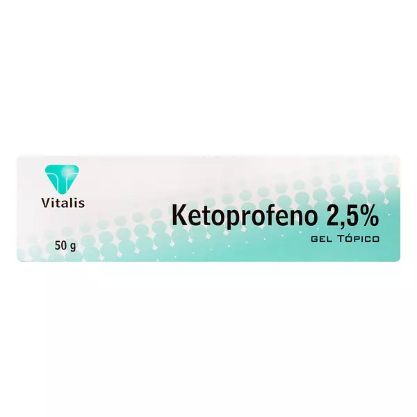 Ketoprofeno Gel 2,5% Tbo X 50 Gr Vitalis