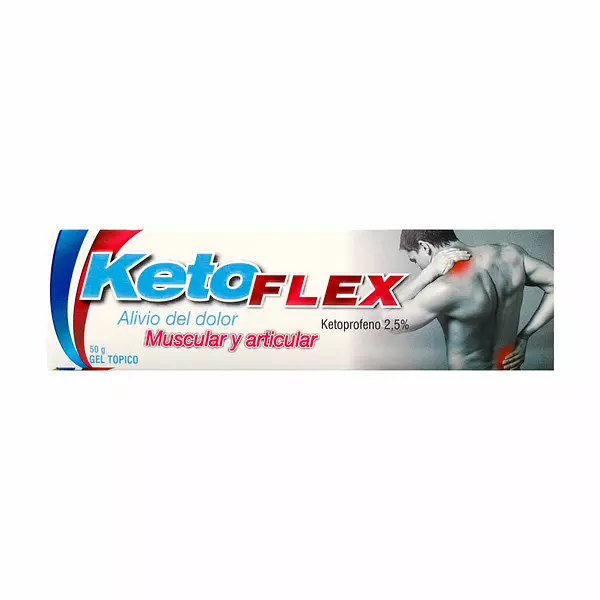 Ketoflex Gel (Ketoprofeno 2.5%) Tbo X 50 Gr Vitalis