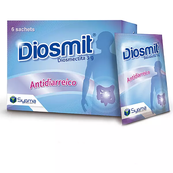 Diosmit (Diosmectita) 3Gr Cj X 6 Sachet Sygma