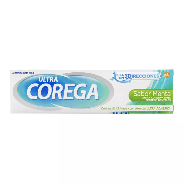 Crema Dental Corega 3D Ultra Menta Tubo X 40Gr