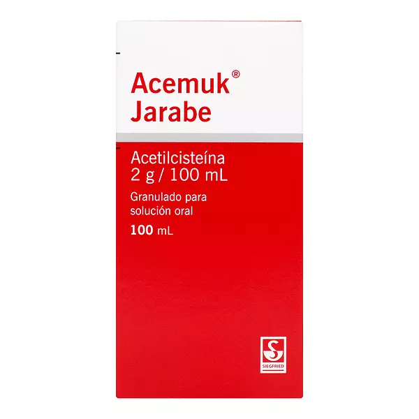 Acemuk Jarabe (Acetilcisteina) Fco X 100Ml