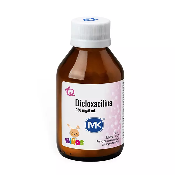 Dicloxacilina 250 Mg Suspension 80 Ml Mk