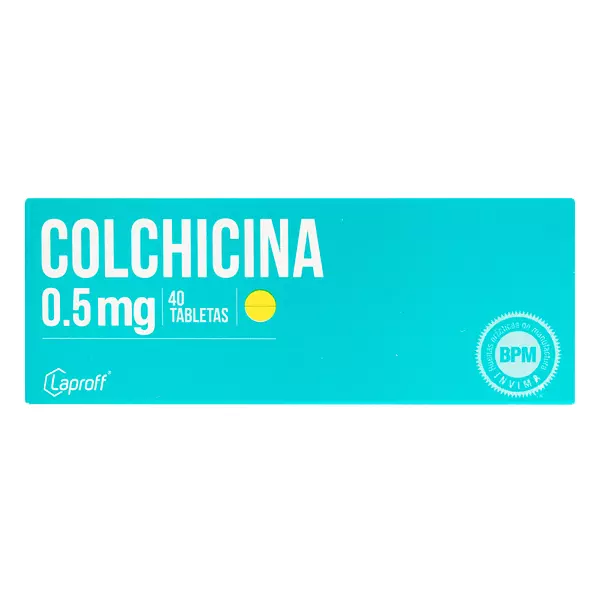 Colchicina 0.5 Mg X 40 Tabletas Laproff