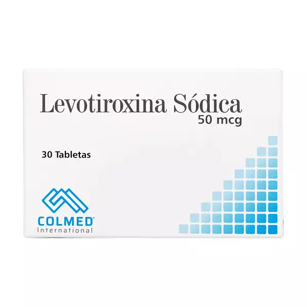 Levotiroxina 50 Mcg Cj X 30 Colmed