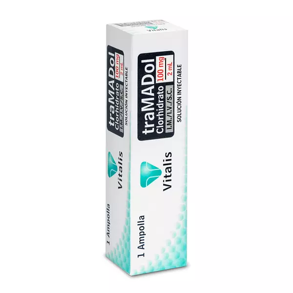 Tramadol 100mg/2ml Cj X 1 Amp Vitalis