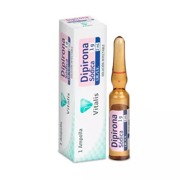 Dipirona Sodica 1g/1ml X 1 Ampolla Vitalis