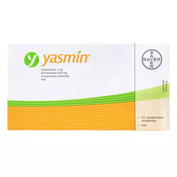 Yasmin (Drospirenona+Etinilestradiol) Cj X 21tab Bayer