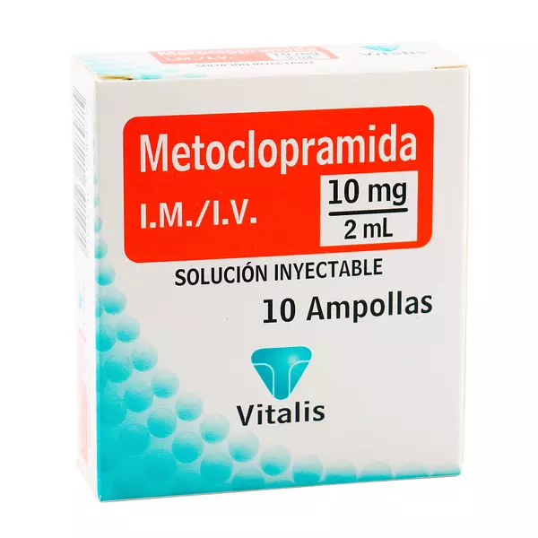 Metoclopramida 10mg Cj X 10 Amp Vitalis