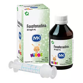 Fexofenadina Jarabe 30mg/5ml Fco X 150ml Mk