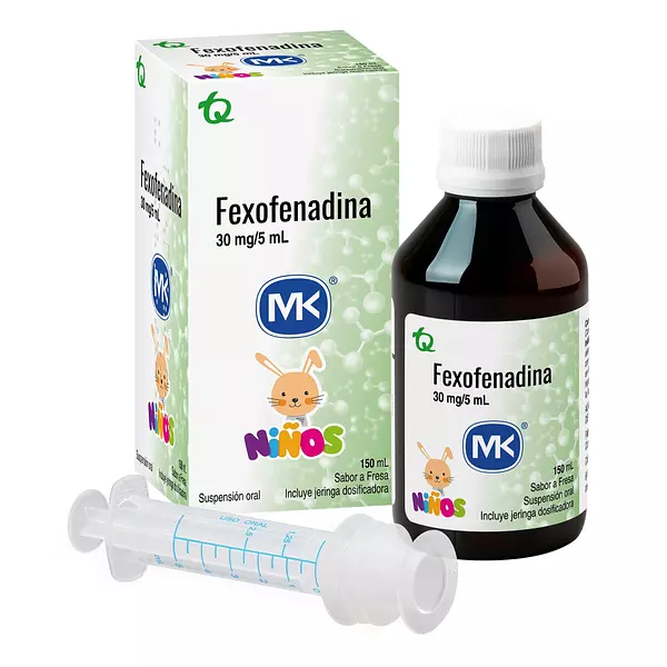 Fexofenadina Jarabe 30mg/5ml Fco X 150ml Mk