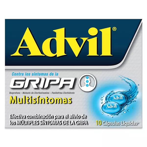 Advil Gripa Cj X 10 Cap Gsk